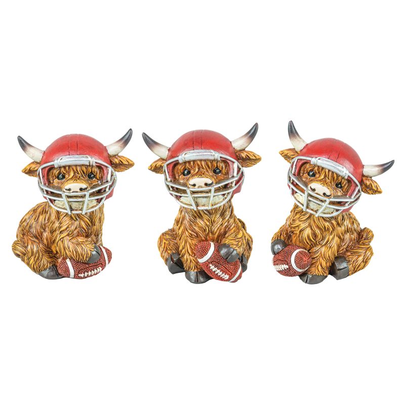 Gridiron Football Highland Cow