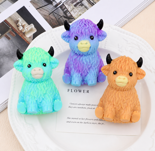 Highland Cow Squish Toy-290 Home/Gift- Simply Simpson's Boutique is a Women's Online Fashion Boutique Located in Jupiter, Florida