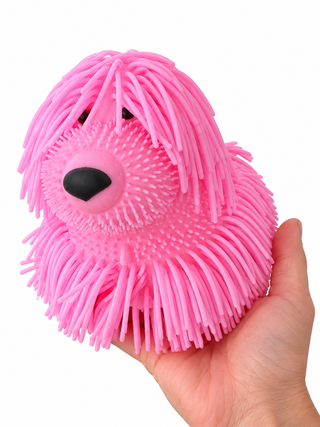 Jumbo LED Fuzzy Squishy Dog(Assorted Colors)