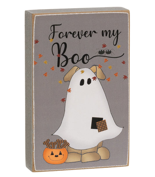 Forever My Boo Rectangle Dog Block-290 Home/Gift- Simply Simpson's Boutique is a Women's Online Fashion Boutique Located in Jupiter, Florida