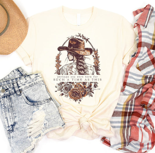 Perhaps you Were born for such a Time As This Ester 4:14-Graphic Tee- Simply Simpson's Boutique is a Women's Online Fashion Boutique Located in Jupiter, Florida