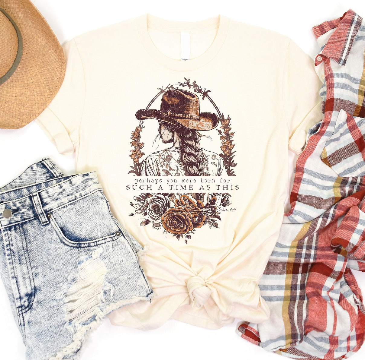 Perhaps you Were born for such a Time As This Ester 4:14-Graphic Tee- Simply Simpson's Boutique is a Women's Online Fashion Boutique Located in Jupiter, Florida