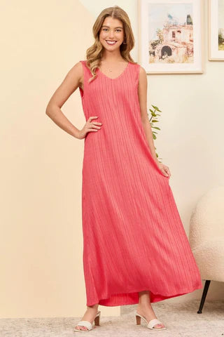 Andree by Unit Sleeveless Maxi Dress-240 Dresses- Simply Simpson's Boutique is a Women's Online Fashion Boutique Located in Jupiter, Florida