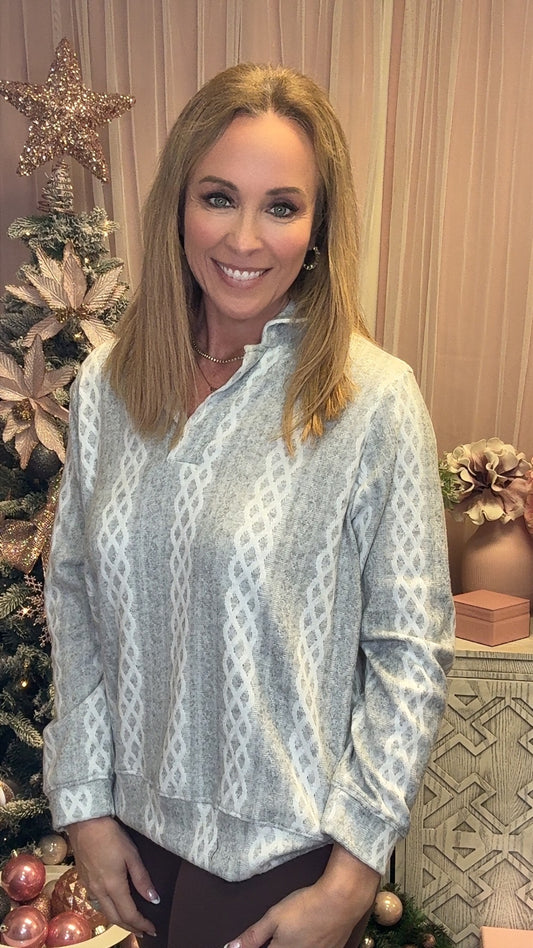 Linked In Love Long Sleeve Top-110 Long Sleeves- Simply Simpson's Boutique is a Women's Online Fashion Boutique Located in Jupiter, Florida