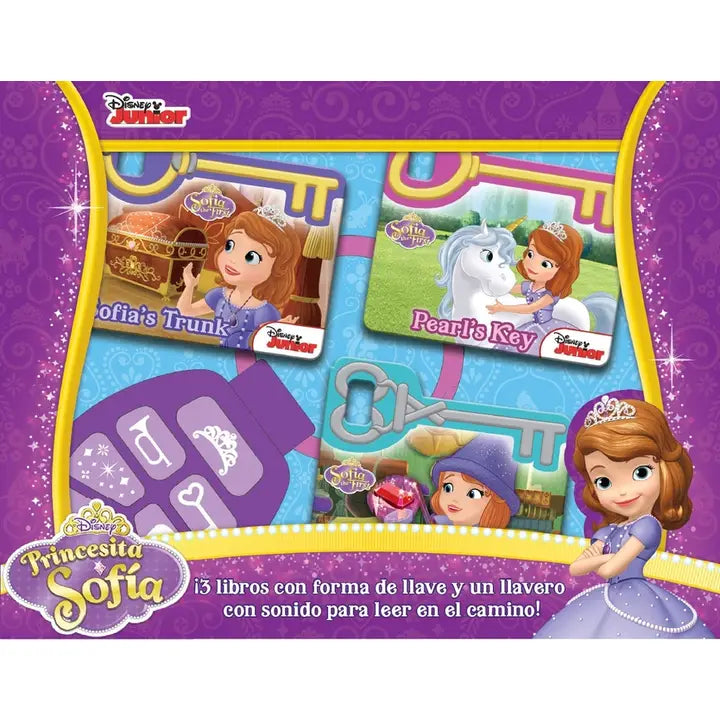 Disney Sophia Keychain Book Box (Spanish)