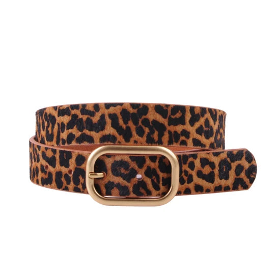 Animal Print Belt with Rectangular Buckle-270 Accessories- Simply Simpson's Boutique is a Women's Online Fashion Boutique Located in Jupiter, Florida