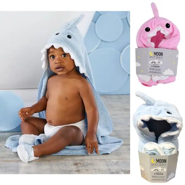 Moon & Stars Collection - the Shark 3PC Bath Set