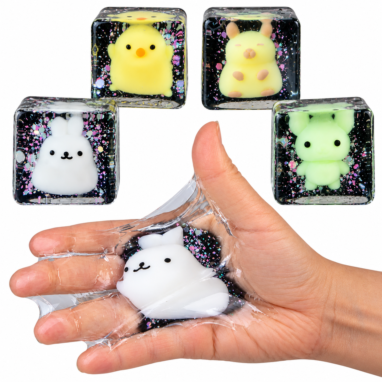 Glow in the Dark Taba-licious Squishy Cubes