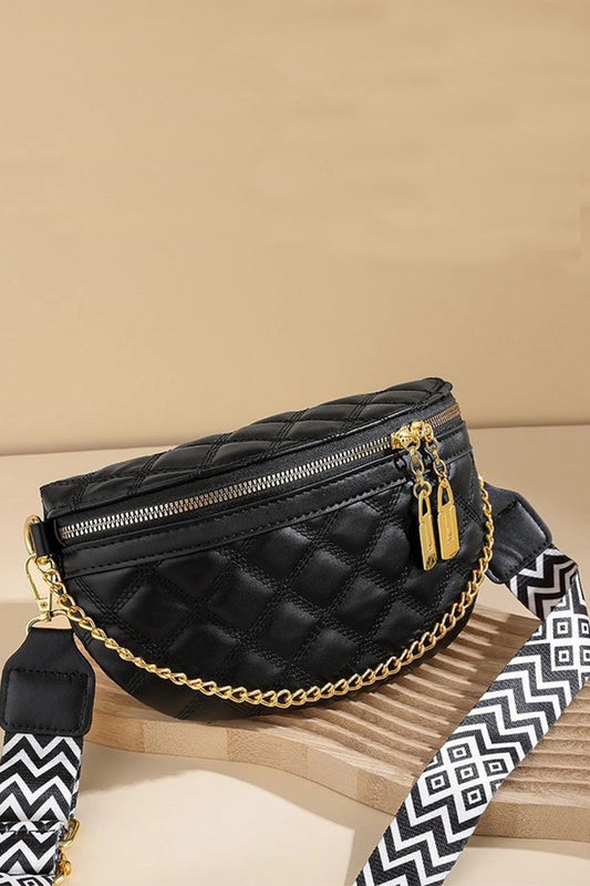 Quilted Vegan Leather Crossbody Bum Bag-270 Accessories- Simply Simpson's Boutique is a Women's Online Fashion Boutique Located in Jupiter, Florida