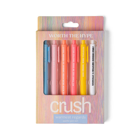 Crush Warmest Regards Quote Pen Set-290 Home/Gift- Simply Simpson's Boutique is a Women's Online Fashion Boutique Located in Jupiter, Florida