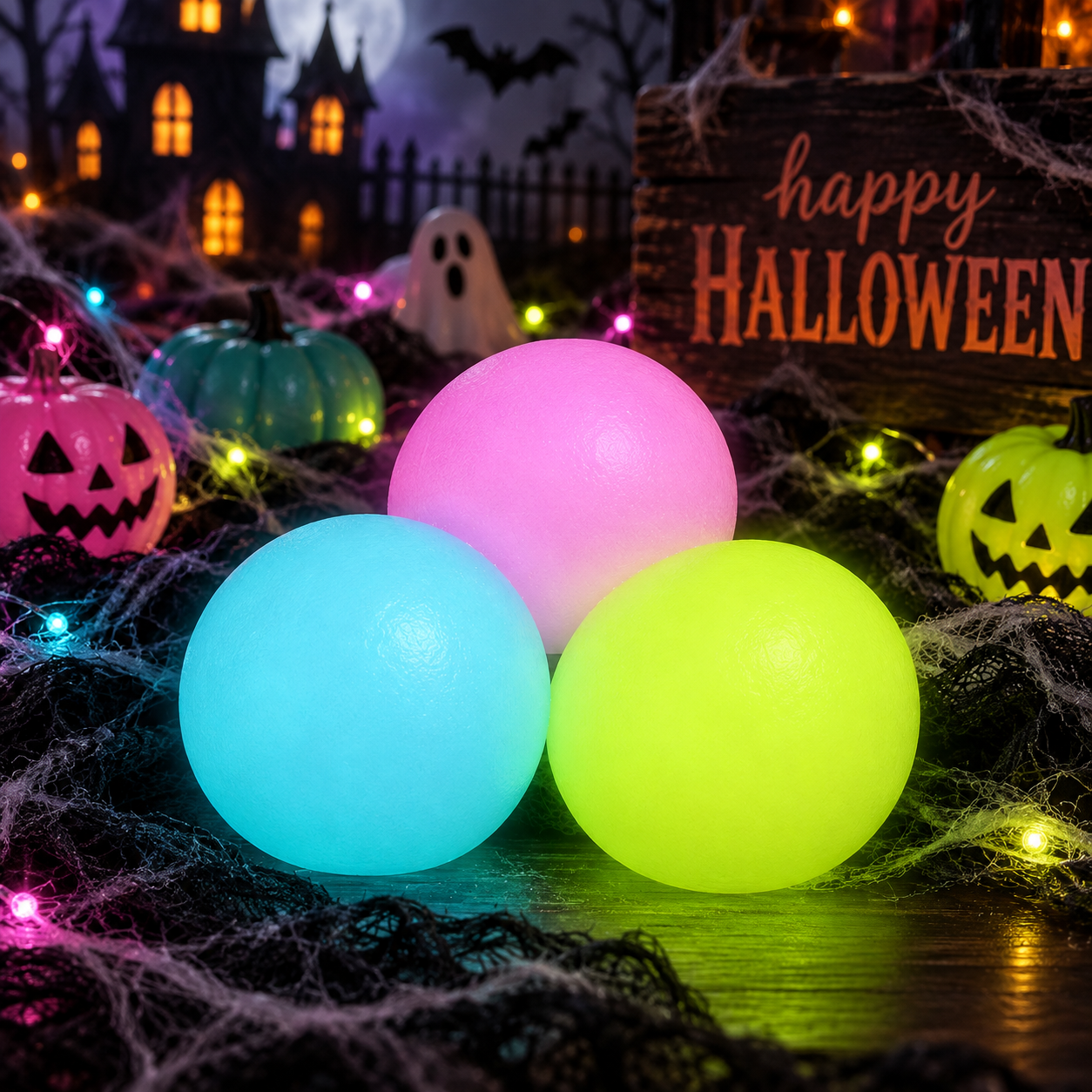Halloween 3 Pack Glow In The Dark Squishy Balls-290 Home/Gift- Simply Simpson's Boutique is a Women's Online Fashion Boutique Located in Jupiter, Florida