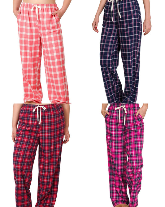 Plaid Lounge Pants With Pockets-220 Lounge wear/Pajamas- Simply Simpson's Boutique is a Women's Online Fashion Boutique Located in Jupiter, Florida