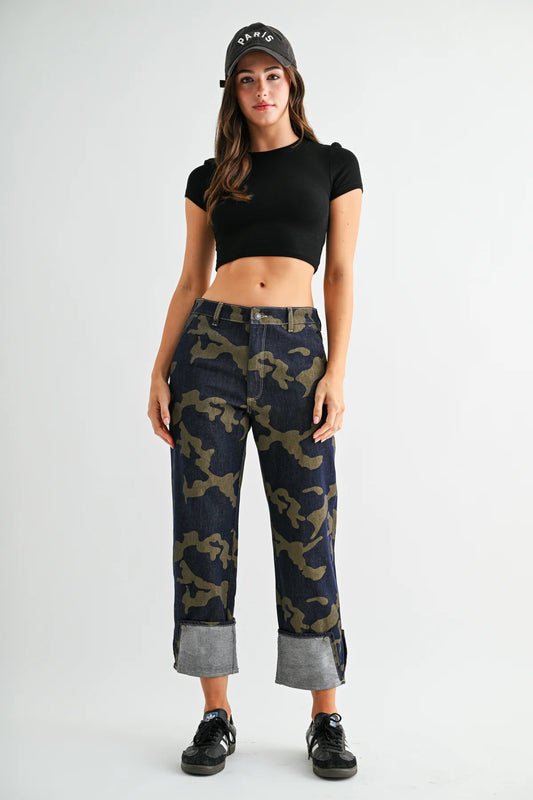 Mica Camo Crush Jeans-200 Jeans- Simply Simpson's Boutique is a Women's Online Fashion Boutique Located in Jupiter, Florida
