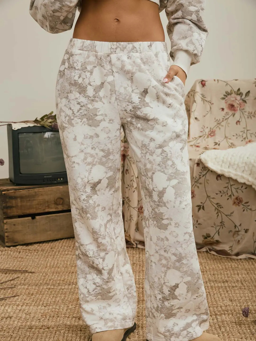 Morning Meadow Lounge Pants-210 Other Bottoms- Simply Simpson's Boutique is a Women's Online Fashion Boutique Located in Jupiter, Florida