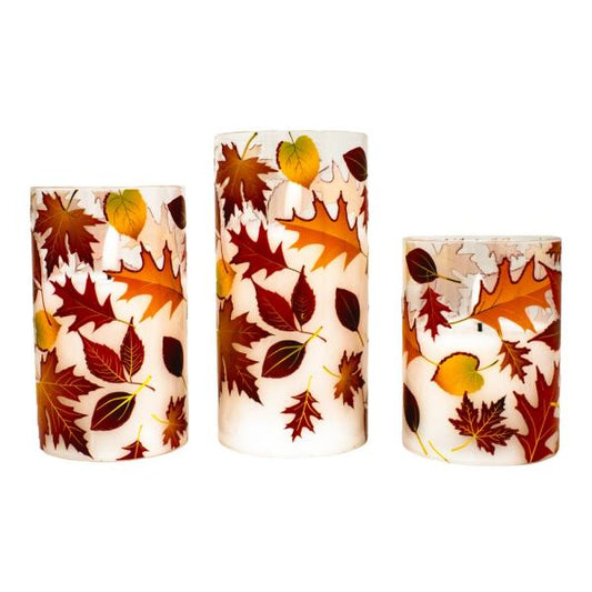 Falling Leaves LED Wax Candle Set-290 Home/Gift- Simply Simpson's Boutique is a Women's Online Fashion Boutique Located in Jupiter, Florida