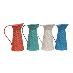 Diamond Pattern Embossed Mini Water Pitcher, 6"H-290 Home/Gift- Simply Simpson's Boutique is a Women's Online Fashion Boutique Located in Jupiter, Florida