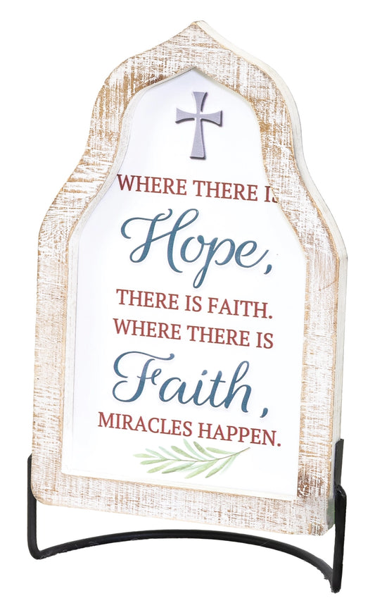 Hope Faith Miracles Tabletop-290 Home/Gift- Simply Simpson's Boutique is a Women's Online Fashion Boutique Located in Jupiter, Florida