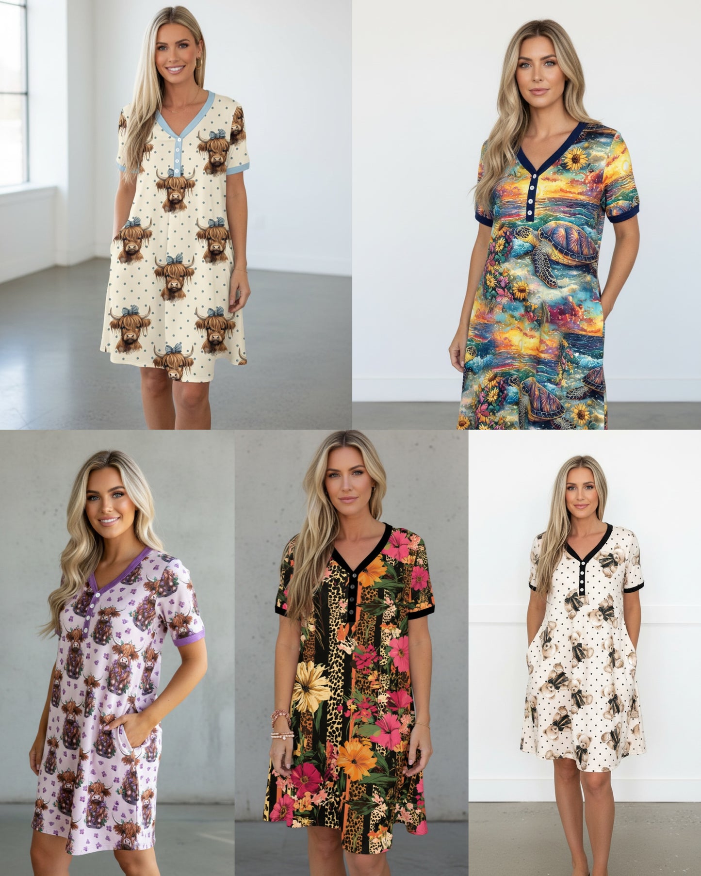 Shirley & Stone 2026 Spring Launch Pajamas Dresses-220 Lounge wear/Pajamas- Simply Simpson's Boutique is a Women's Online Fashion Boutique Located in Jupiter, Florida