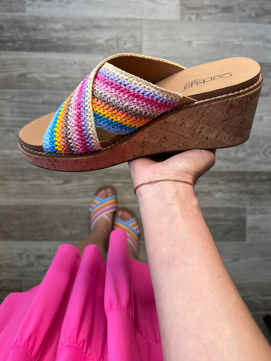 Corkys Peace Out Sandals-260 Shoes- Simply Simpson's Boutique is a Women's Online Fashion Boutique Located in Jupiter, Florida