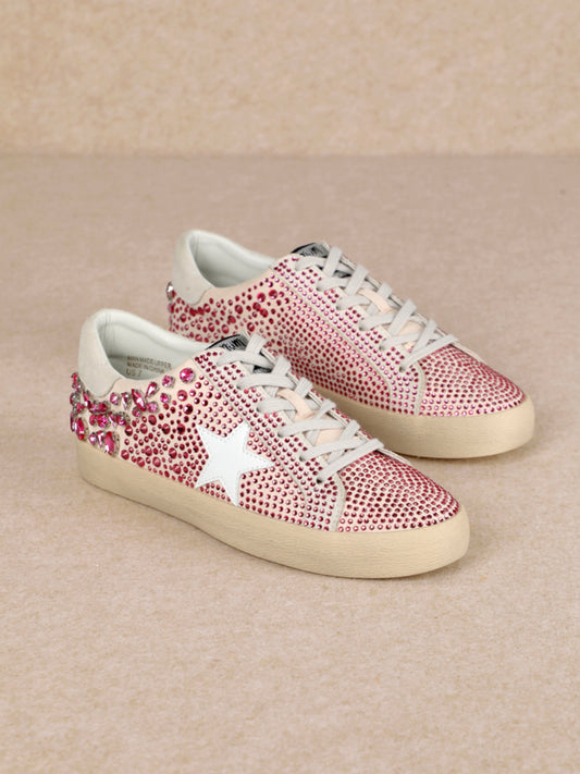 Magenta Crown Jewel Sneakers-260 Shoes- Simply Simpson's Boutique is a Women's Online Fashion Boutique Located in Jupiter, Florida