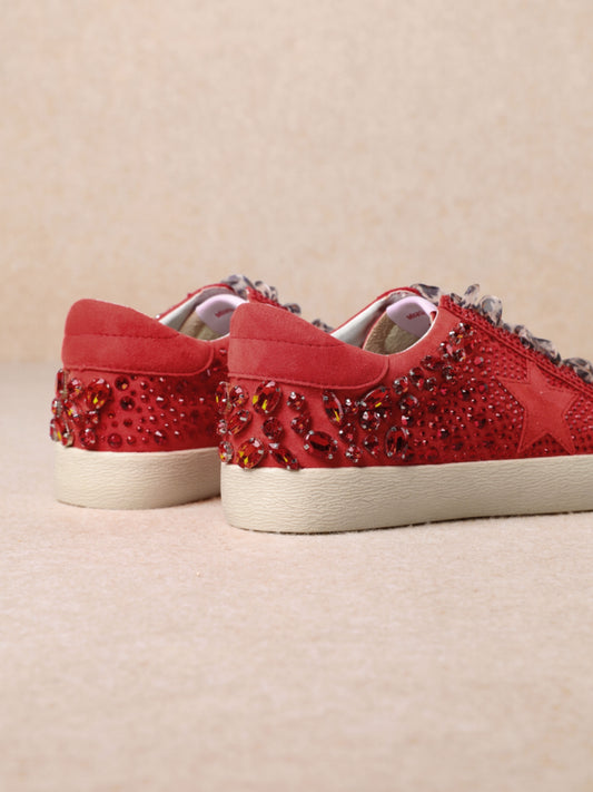 Ruby Crown Jewel Sneakers-260 Shoes- Simply Simpson's Boutique is a Women's Online Fashion Boutique Located in Jupiter, Florida