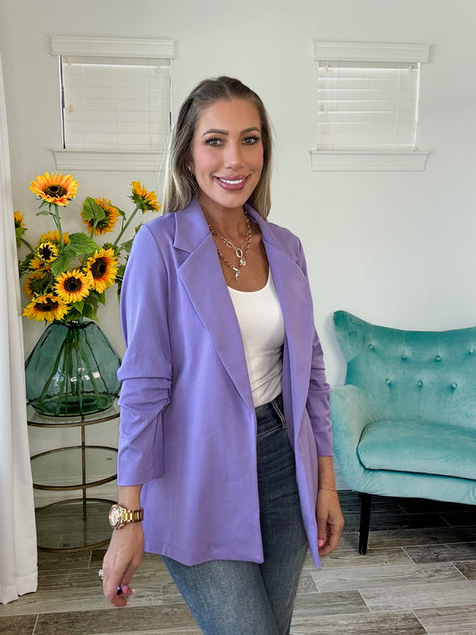 Dear Scarlett Pop of Color Blazers-180 Outerwear- Simply Simpson's Boutique is a Women's Online Fashion Boutique Located in Jupiter, Florida