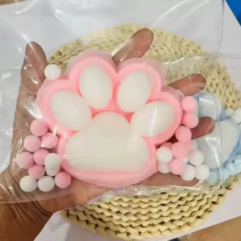 White/Pink Paw Squishy Toy-290 Home/Gift- Simply Simpson's Boutique is a Women's Online Fashion Boutique Located in Jupiter, Florida