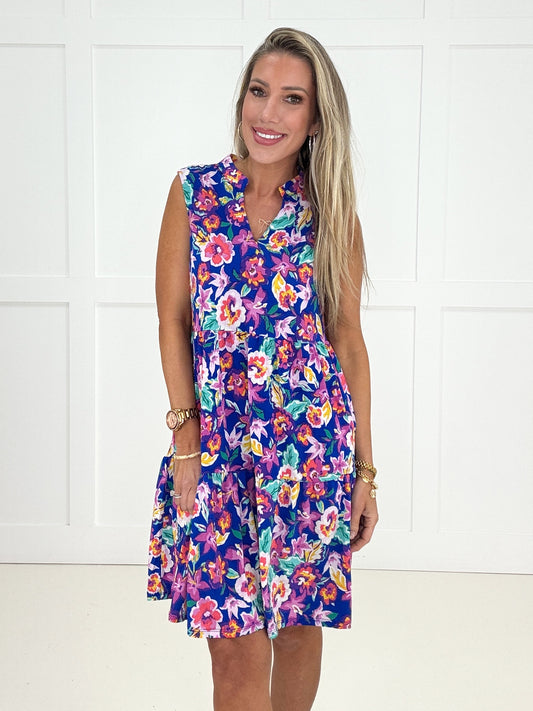 Dear Scarlett Royal Serenade Tiered Dress-240 Dresses- Simply Simpson's Boutique is a Women's Online Fashion Boutique Located in Jupiter, Florida