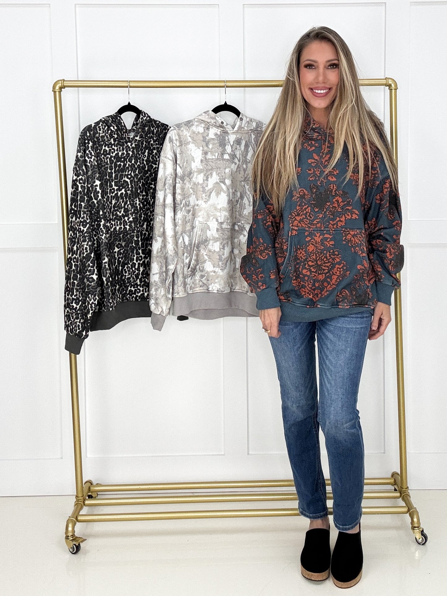 Veveret Midnight Muse Leopard Hoodie
