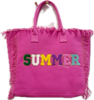 Pink Summer Tote-270 Accessories- Simply Simpson's Boutique is a Women's Online Fashion Boutique Located in Jupiter, Florida