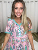 Shirley & Stone 2025 Holiday Pajama Dresses-220 Lounge wear/Pajamas- Simply Simpson's Boutique is a Women's Online Fashion Boutique Located in Jupiter, Florida