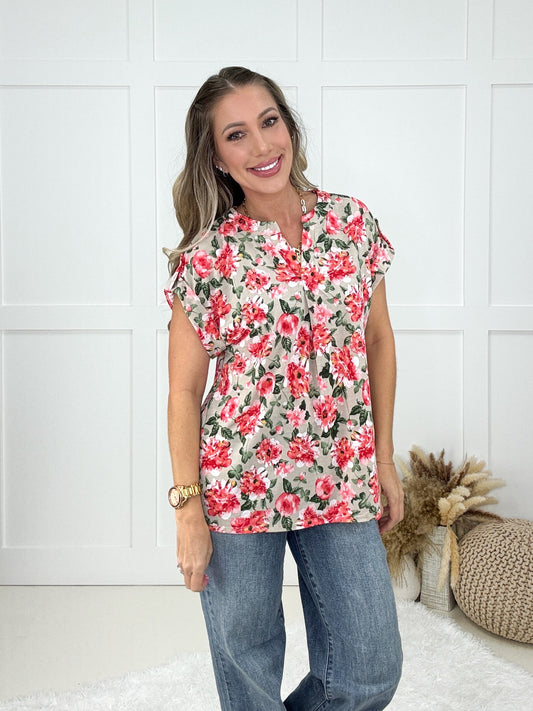 Dear Scarlett Frost Lizzy-100 Short Sleeves- Simply Simpson's Boutique is a Women's Online Fashion Boutique Located in Jupiter, Florida