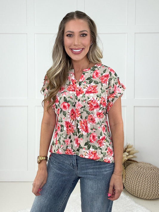 Dear Scarlett Frost Lizzy-100 Short Sleeves- Simply Simpson's Boutique is a Women's Online Fashion Boutique Located in Jupiter, Florida
