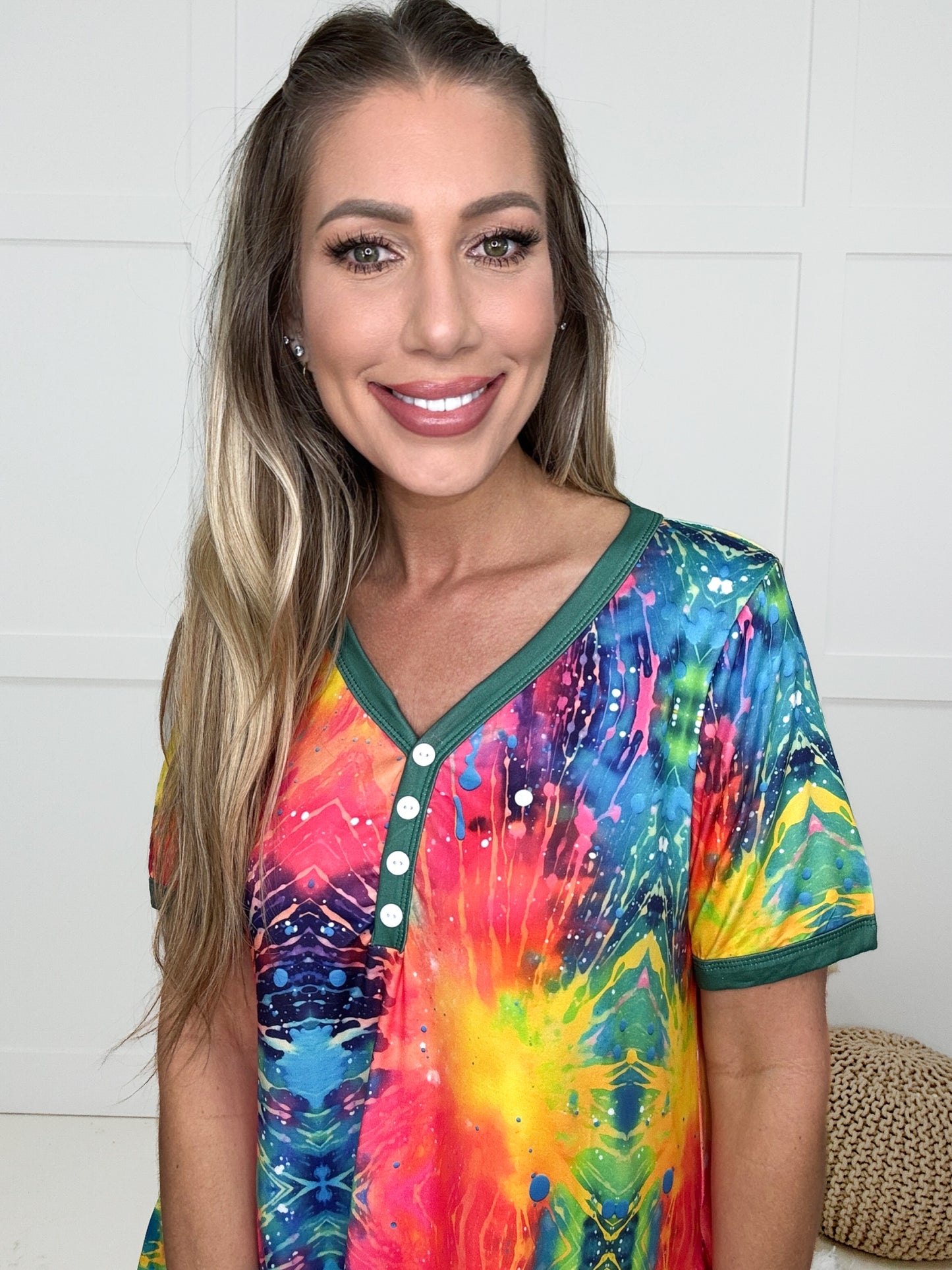 Shirley & Stone Pajama Dresses-240 Dresses- Simply Simpson's Boutique is a Women's Online Fashion Boutique Located in Jupiter, Florida