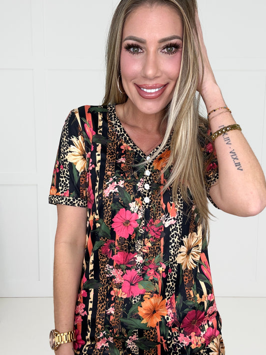 Petals & Prowl Pajamas-220 Lounge wear/Pajamas- Simply Simpson's Boutique is a Women's Online Fashion Boutique Located in Jupiter, Florida