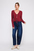 Wine Stella Cardigan- Simply Simpson's Boutique is a Women's Online Fashion Boutique Located in Jupiter, Florida