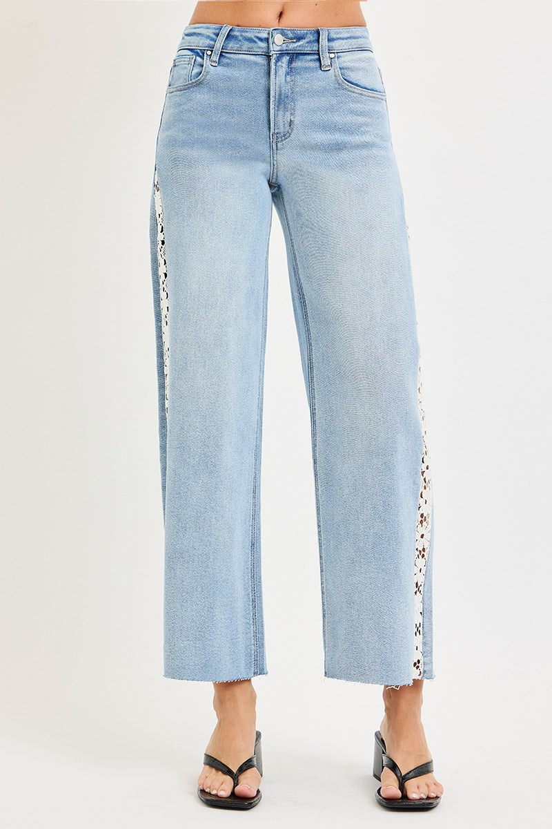 Risen Daisy Darling Wide Leg Jeans