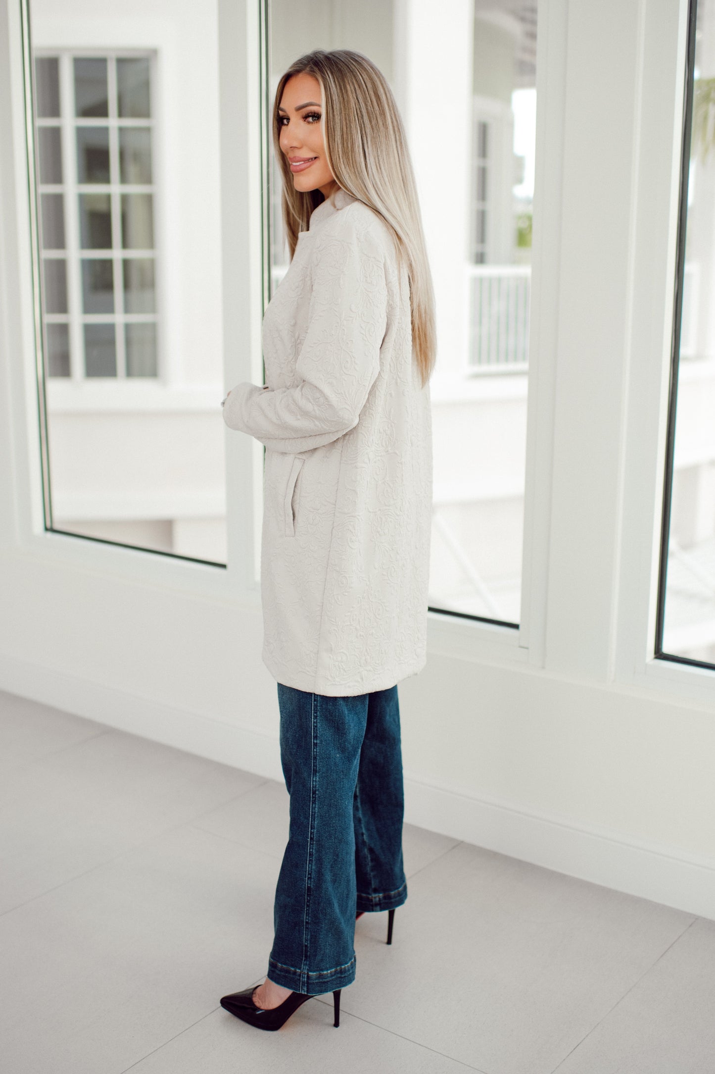 Dear Scarlett Oatmeal Amara Jacket-180 Outerwear- Simply Simpson's Boutique is a Women's Online Fashion Boutique Located in Jupiter, Florida