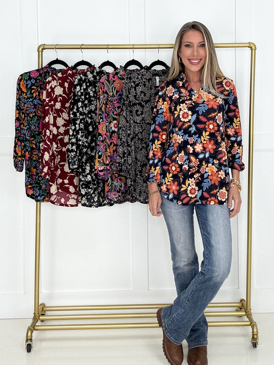Dear Scarlett Black & Ivory Boom Lizzy-110 Long Sleeves- Simply Simpson's Boutique is a Women's Online Fashion Boutique Located in Jupiter, Florida