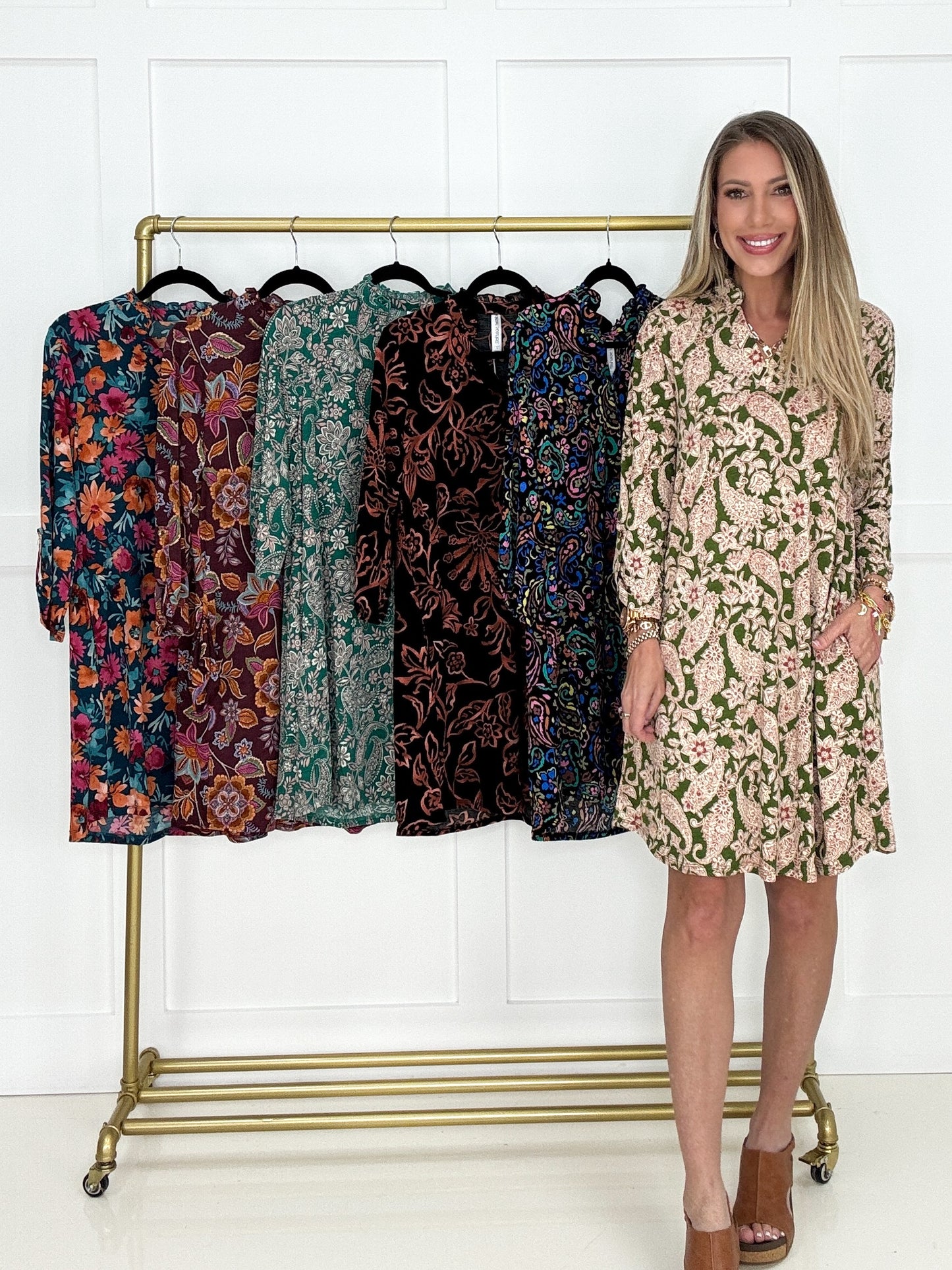 Dear Scarlett Autumn in Bloom Lizzy Dress