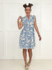 Dear Scarlett Blue Belle Tiered Flutter Sleeve Dress-240 Dresses- Simply Simpson's Boutique is a Women's Online Fashion Boutique Located in Jupiter, Florida