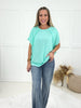 Sweet Paradise Ribbed Top-100 Short Sleeves- Simply Simpson's Boutique is a Women's Online Fashion Boutique Located in Jupiter, Florida