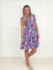 Dear Scarlett Lavender Tropics Tiered Flutter Sleeve Dress-240 Dresses- Simply Simpson's Boutique is a Women's Online Fashion Boutique Located in Jupiter, Florida