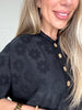 Black Petal Pop Hoodie-100 Short Sleeves- Simply Simpson's Boutique is a Women's Online Fashion Boutique Located in Jupiter, Florida