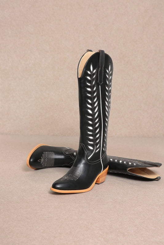 Lucia Black boots-260 Shoes- Simply Simpson's Boutique is a Women's Online Fashion Boutique Located in Jupiter, Florida
