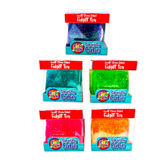 Fun Doh Squish & Squeeze Sparkle Cube-290 Home/Gift- Simply Simpson's Boutique is a Women's Online Fashion Boutique Located in Jupiter, Florida