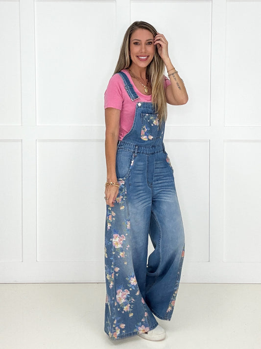 Garden Stroll Overalls-210 Other Bottoms- Simply Simpson's Boutique is a Women's Online Fashion Boutique Located in Jupiter, Florida