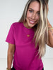 I Heart You Raspberry Top-100 Short Sleeves- Simply Simpson's Boutique is a Women's Online Fashion Boutique Located in Jupiter, Florida
