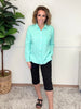 Dear Scarlett Coastal Mint Celia Top-110 Long Sleeves- Simply Simpson's Boutique is a Women's Online Fashion Boutique Located in Jupiter, Florida