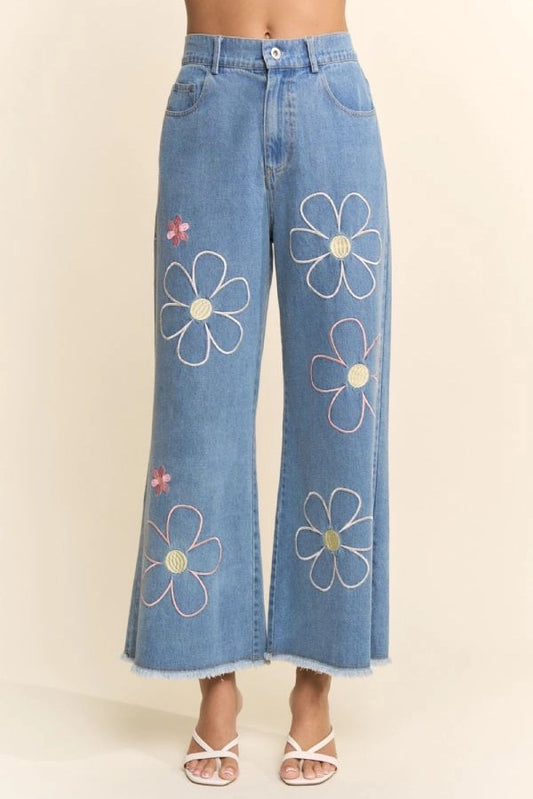 Blooming Belle Embroidered Jeans